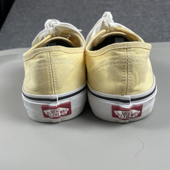 Vans Authentic Yellow Canvas Sneakers Womens 9.5 Mens 8 - Picture 10 of 12
